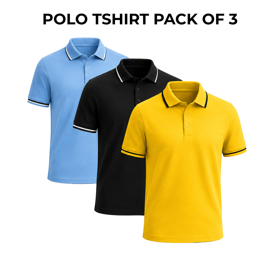 Golden Attire โ POLO COLLECTION SET OF 3