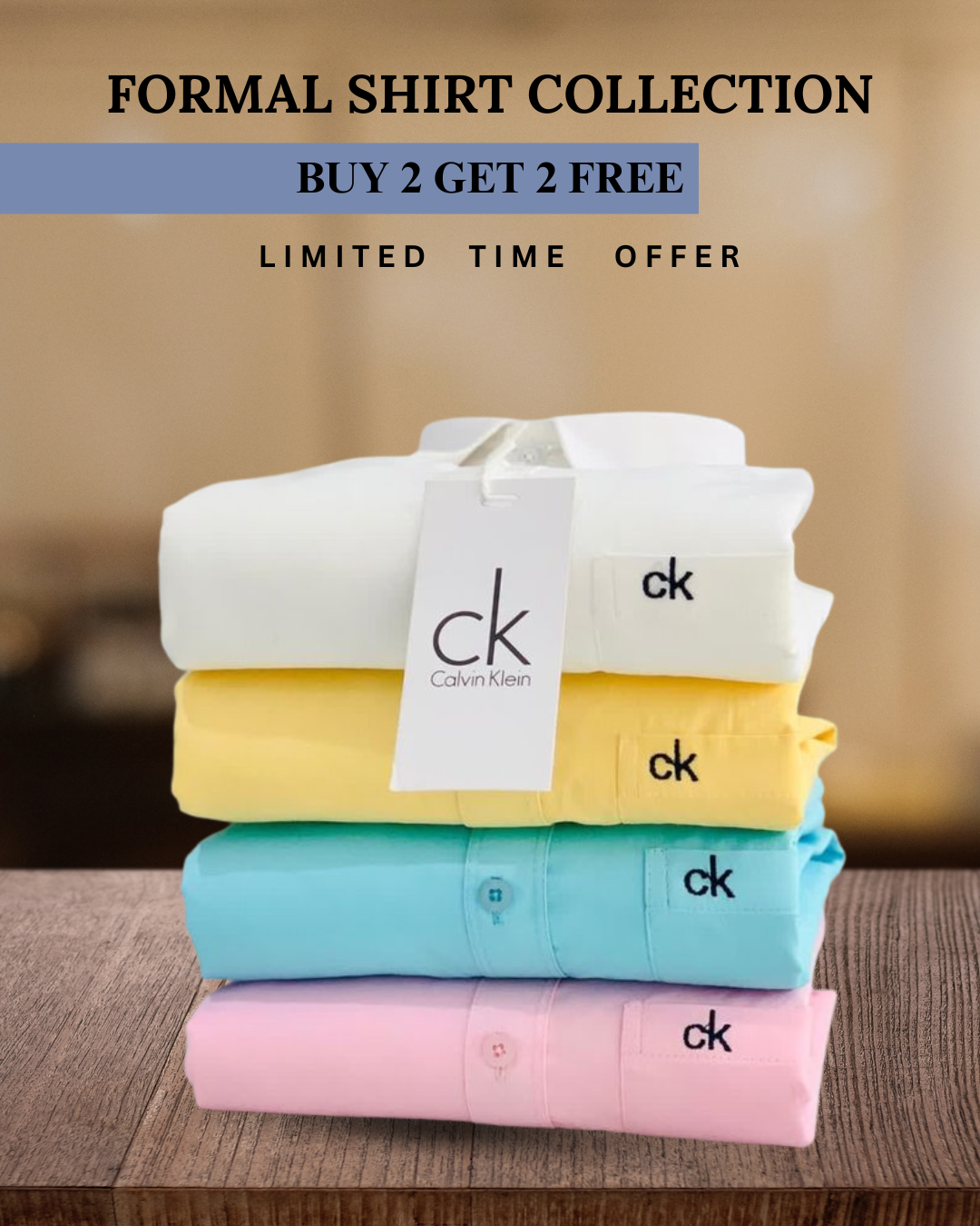 Branded Everyday Formal Shirt Collection | BUY 2 GET 2 FREE