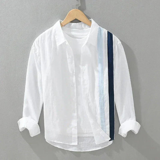 Men's Cotton Multi Striped Shirt (Pack of 2)