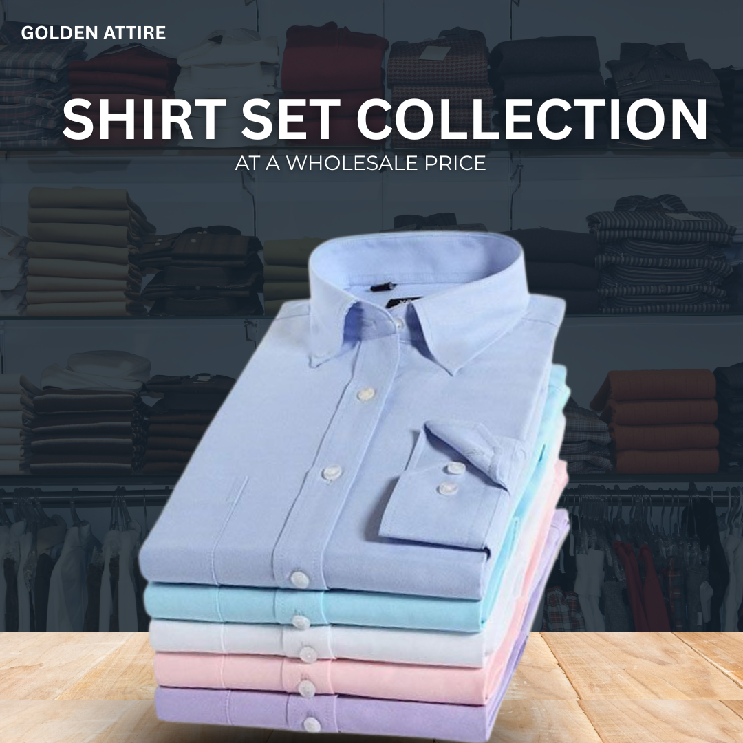 Golden Attire Men Shirt – New Collection (Combo of 4)