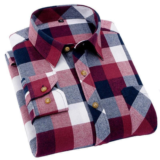 Checkred Premium Cotton Casual Shirts Pack Of 3