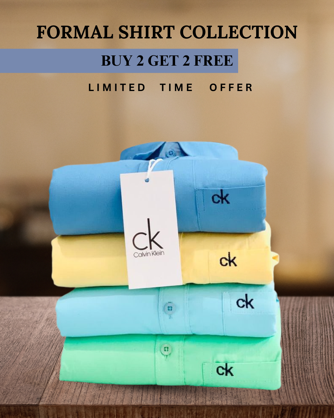 Branded Everyday Formal Shirt Collection | BUY 2 GET 2 FREE