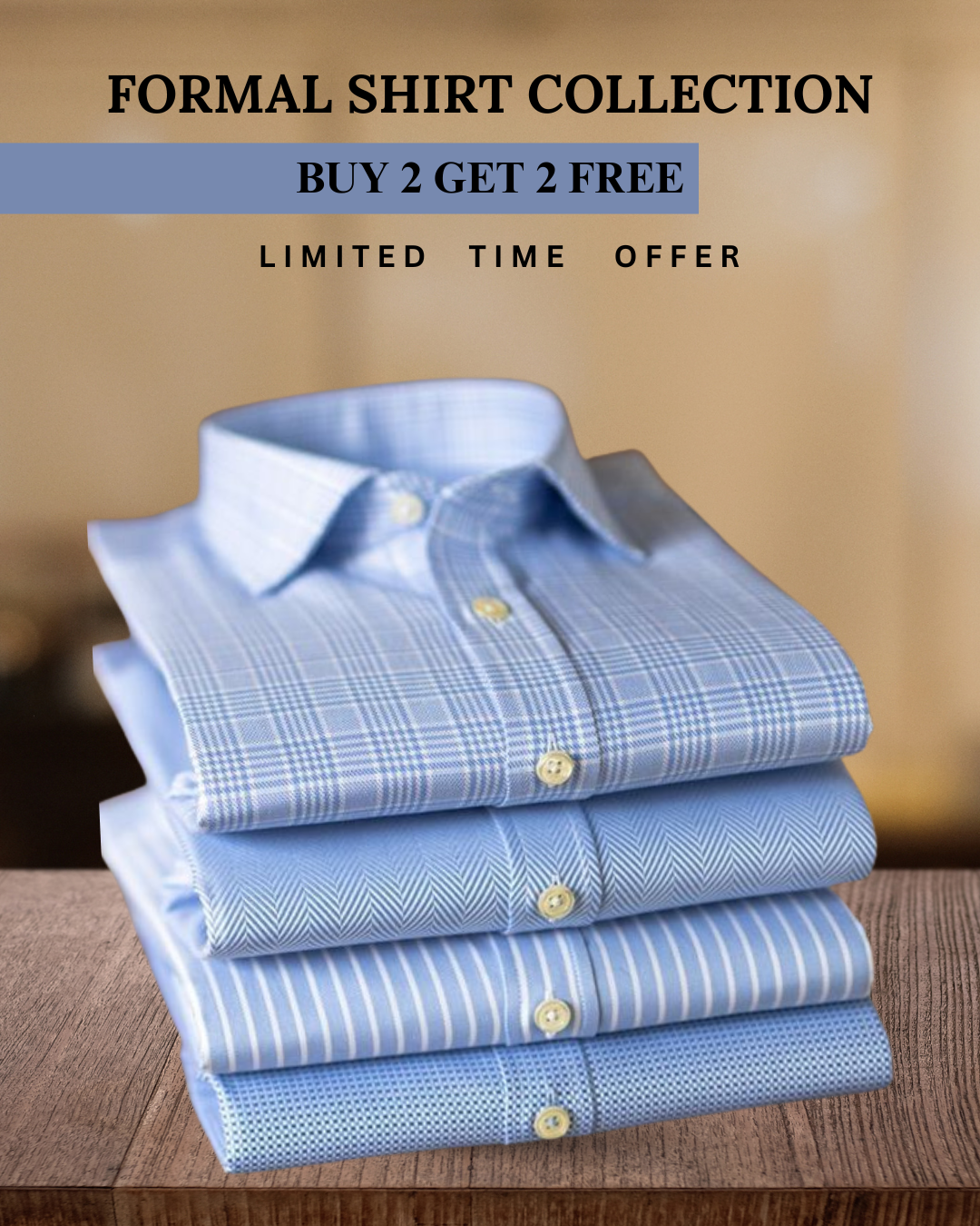 Branded Everyday Formal Shirt Collection | BUY 2 GET 2 FREE
