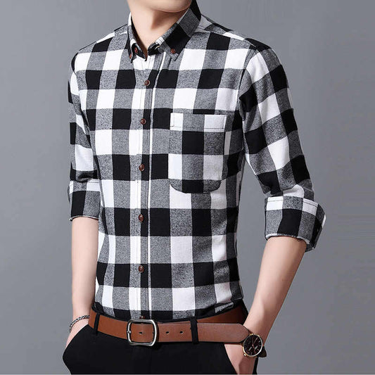 Premium Quality 100% Cotton Checkred Shirts pack of 4