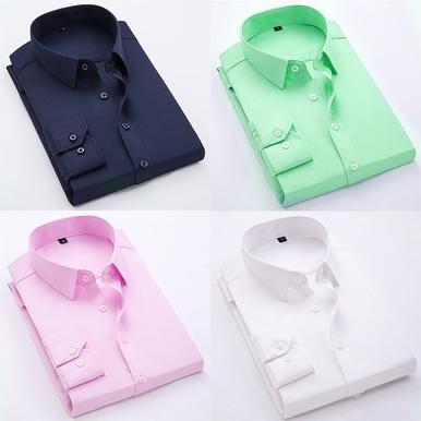 Stylish Premium Cotton Casual Shirts,Full Sleeve(Pack Of 4)